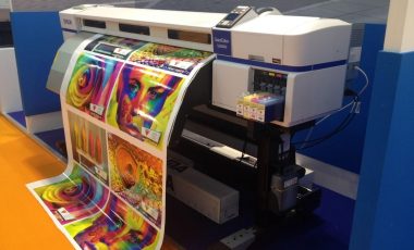 colored poster printing machine