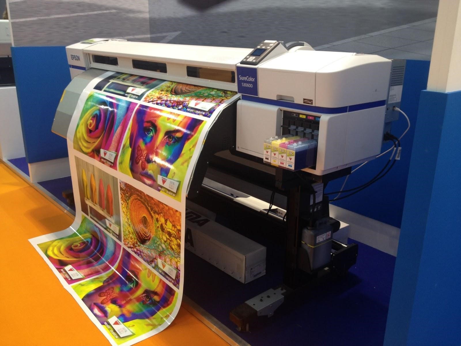 colored poster printing machine